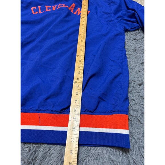 Mitchell & Ness NBA Hardwood Classics Cleveland Cavaliers Jacket XL Vintage Blue - Picture 14 of 14